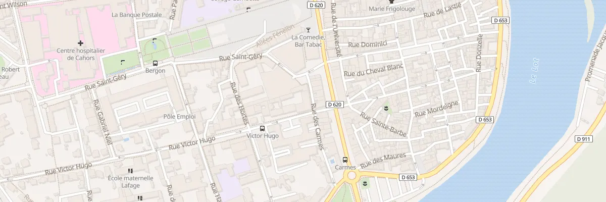 Plan du 54 Rue des Carmes à Cahors