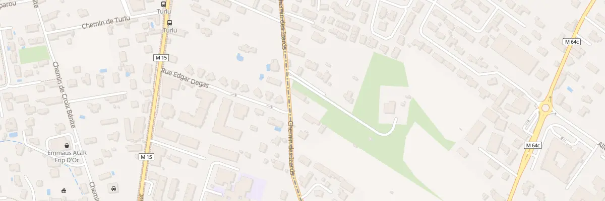 Plan du 210 Che des Izards à Launaguet