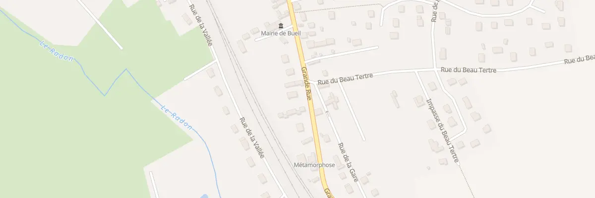 Plan du 18 Gr Grande Rue à Bueil