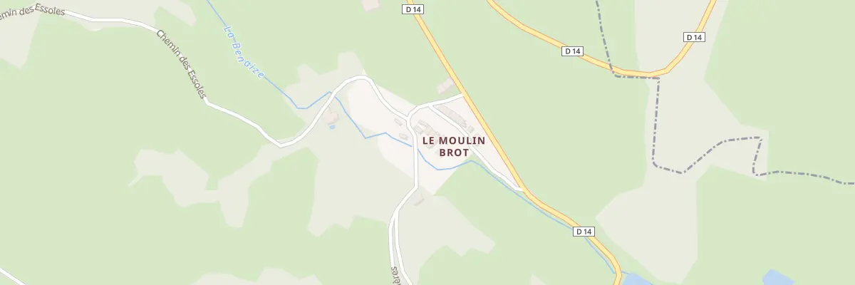 Plan du 1 Moulin Brot à La Souterraine