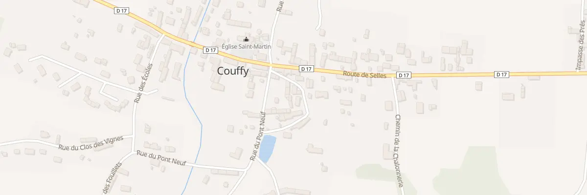 Plan du 6 Rue du Vivier à Couffy