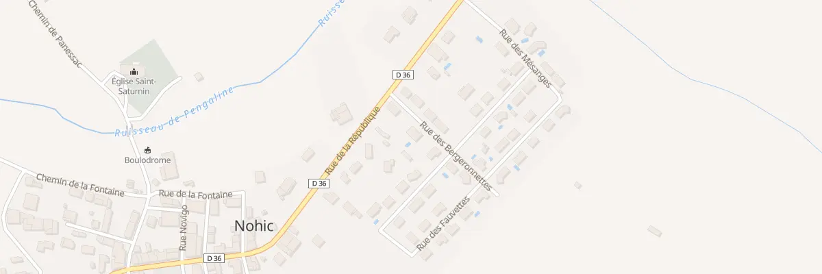Plan du 6 Rue des Bergeronnettes à Nohic