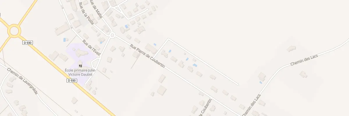 Plan du 165 Rue Pierre de Coubertin à Nohic