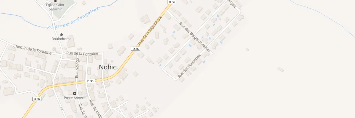 Plan du 15 Rue des Pinsons à Nohic