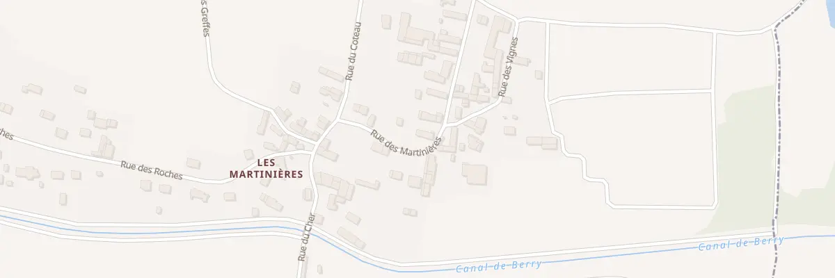 Plan du 17 Rue des Martinieres à Noyers-sur-Cher