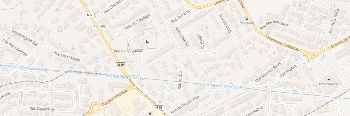 Plan du 11 Rue du Soc à Castelginest