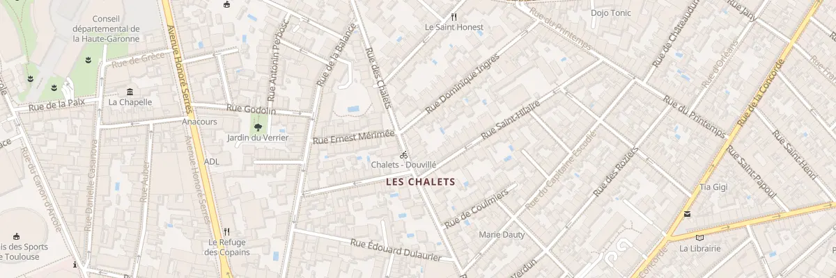 Plan du 48 Rue des Chalets à Toulouse