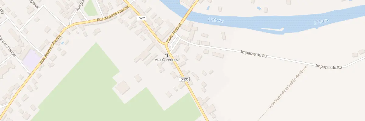 Plan du 23 Rue Pasteur à Garennes-sur-Eure