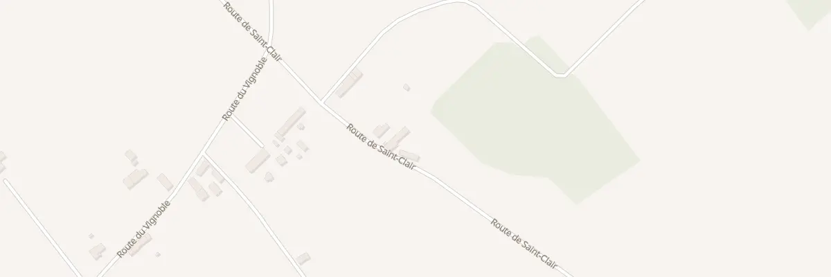 Plan du 15 Rte de Saint Clair à Chémery