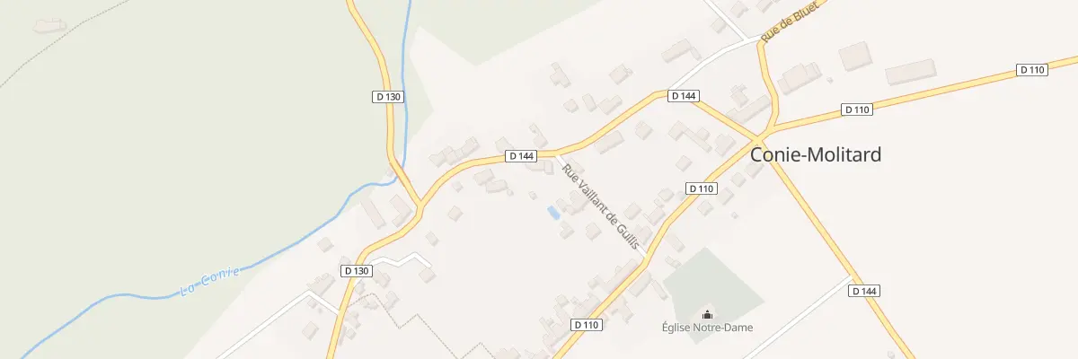 Plan du 11 Rue du Vieux Moulin à Conie-Molitard