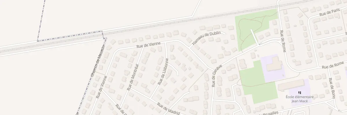 Plan du 3 Rue de Lisbonne à Lucé
