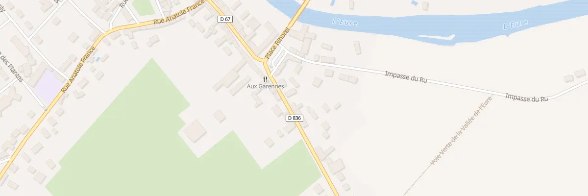Plan du 25 Rue Pasteur à Garennes-sur-Eure