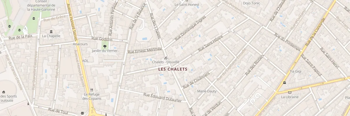 Plan du 42 Rue des Chalets à Toulouse