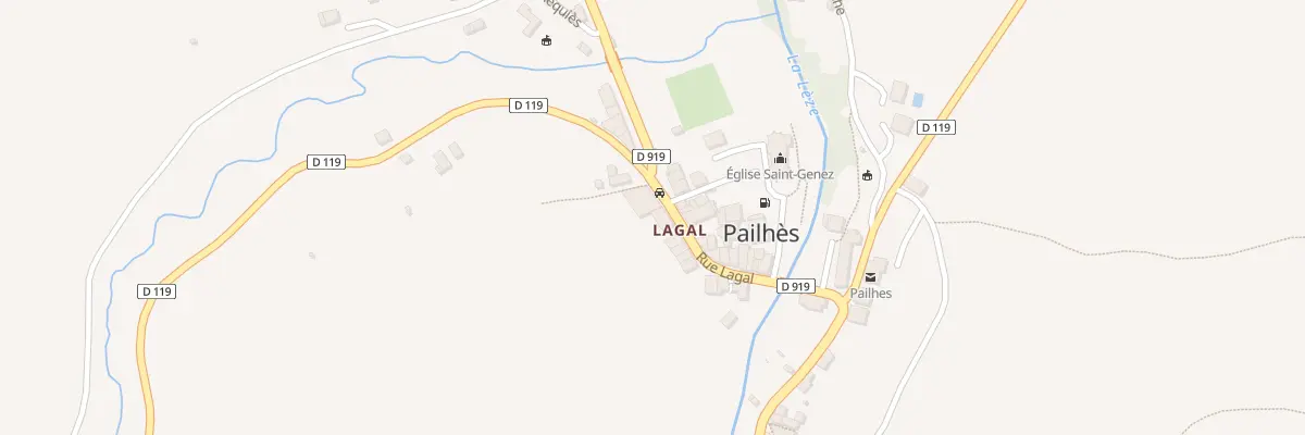 Plan du 21 Rue Lagal à Pailhès