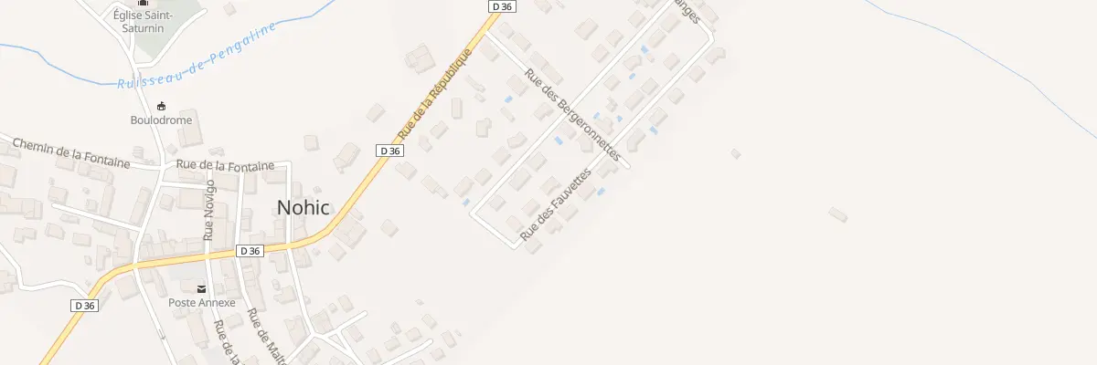 Plan du 16 Rue des Fauvettes à Nohic
