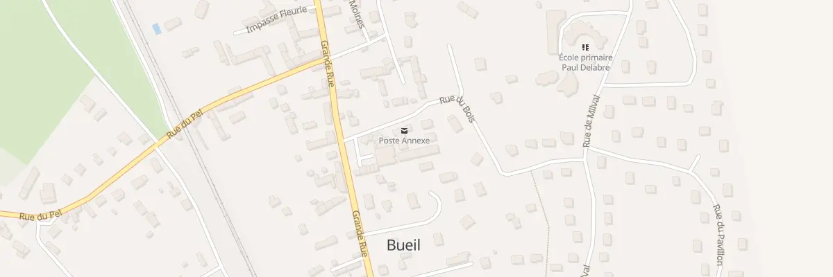 Plan du 1B Rue du Bois à Bueil