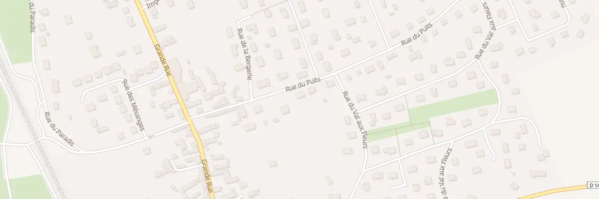 Plan du 9 Rue du Puits à Bueil