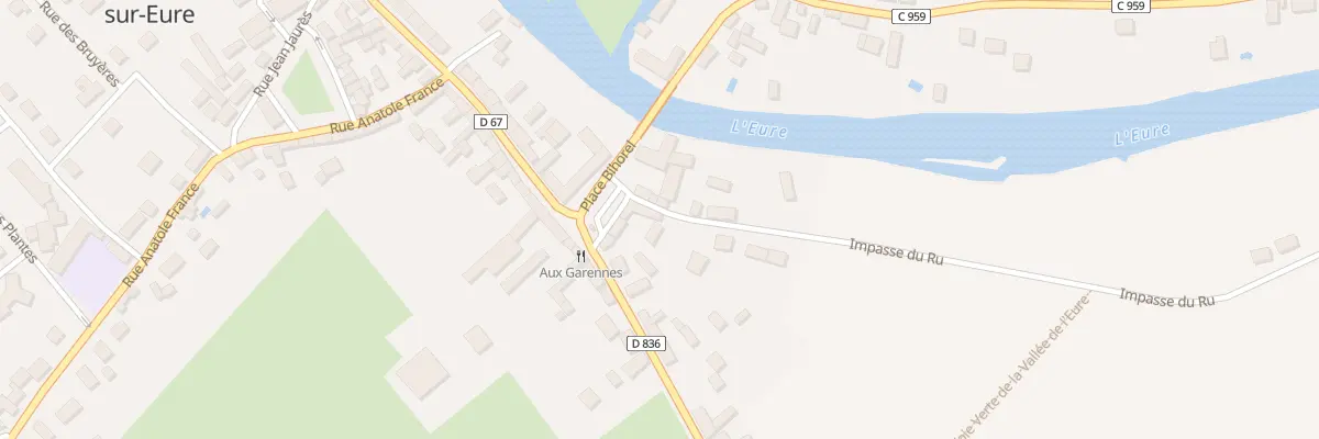 Plan du 2B Imp du Ru à Garennes-sur-Eure