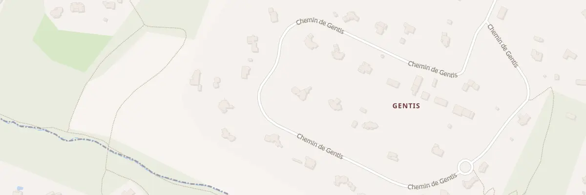 Plan du 16 Che de Gentis à Vieille-Toulouse