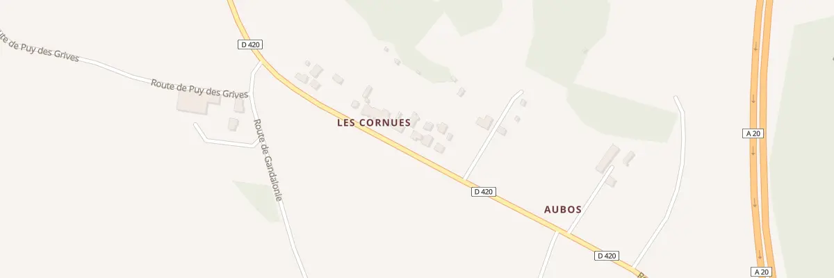 Plan du 2403 Rte Nationale à Magnac-Bourg