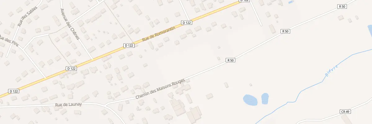 Plan du 25 Rue de Romorantin au Controis-en-Sologne