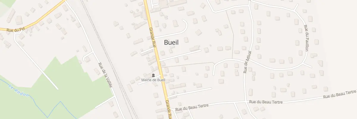 Plan du 29 Gr Grande Rue à Bueil