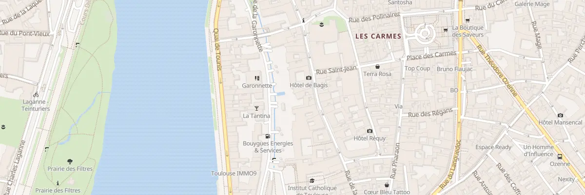 Plan du 21 Rue de la Dalbade à Toulouse