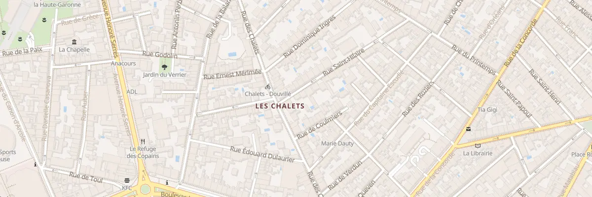 Plan du 4 Rue Saint Hilaire à Toulouse