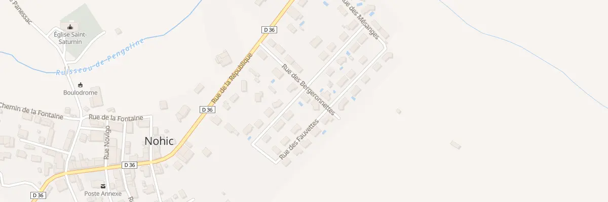 Plan du 12 Rue des Bergeronnettes à Nohic
