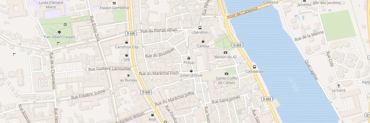 Plan du 67 Rue St Pierre à Cahors
