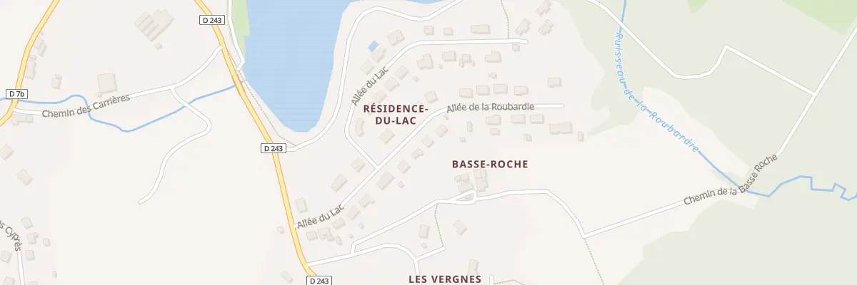 Plan du 6 All de la Roubardie à Meuzac