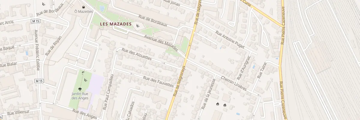 Plan du 97 Rue de Negreneys à Toulouse