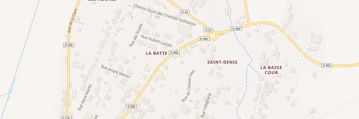 Plan du 46 Rue Nationale à Luçay-le-Mâle