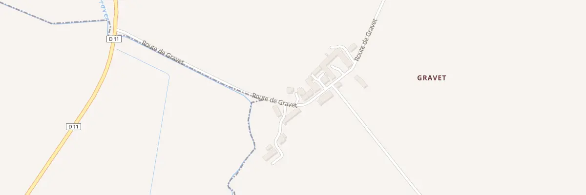 Plan du 2 Gravet à Argy