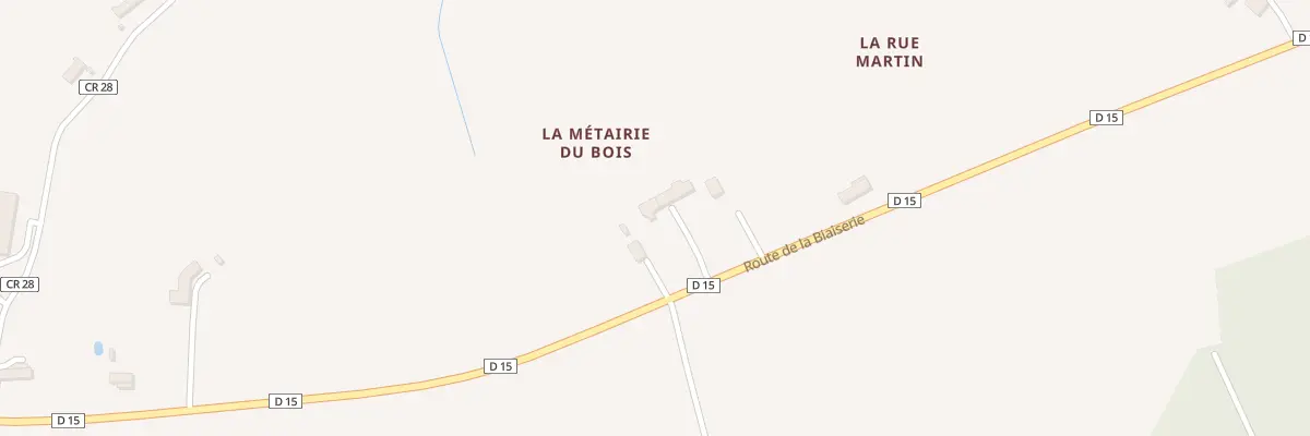 Plan du 5684 La Metairie du Bois à Pellevoisin