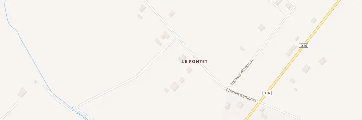 Plan du 261 Che d’Embrun à Nohic