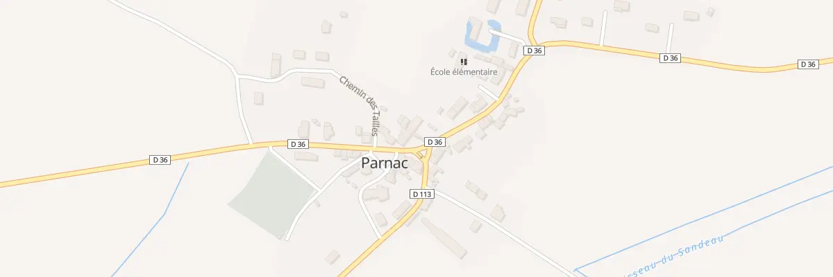 Plan du 5008 Le Bourg à Parnac