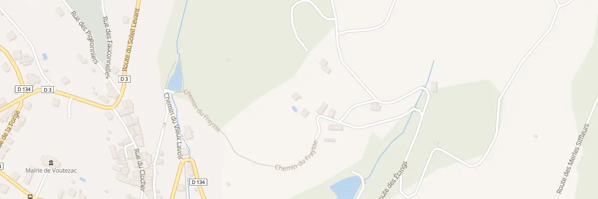 Plan du 172 Imp De La Fontaine à Voutezac