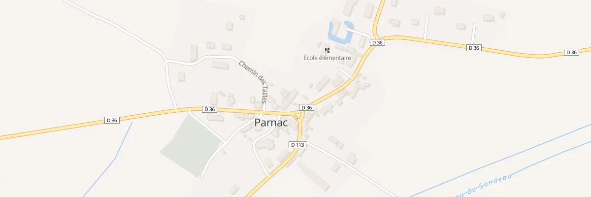 Plan du 5007 Le Bourg à Parnac