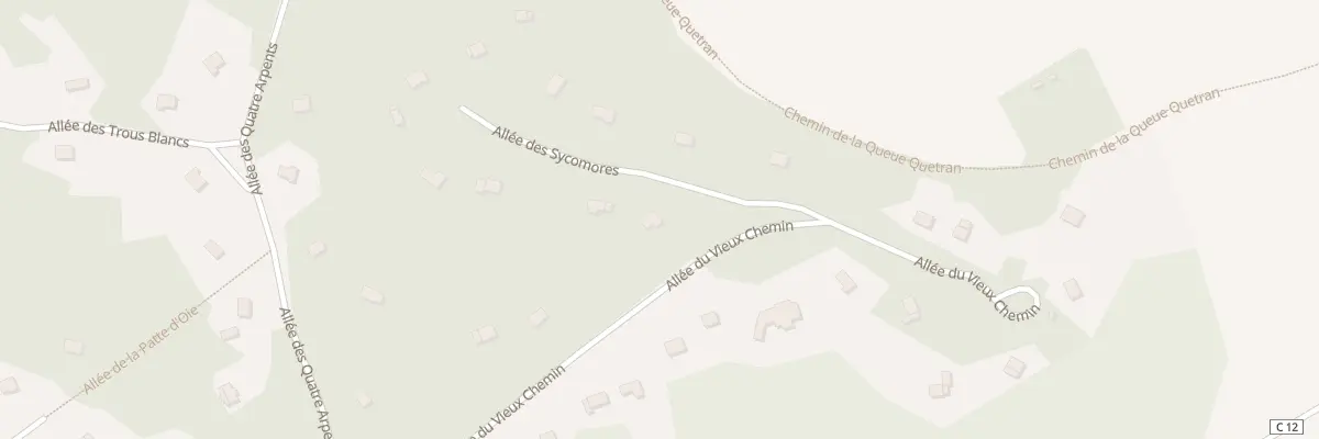 Plan du 1 All des Sycomores à Breuilpont