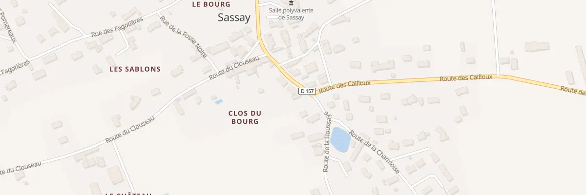 Plan du 10 Rte du Mardon à Sassay
