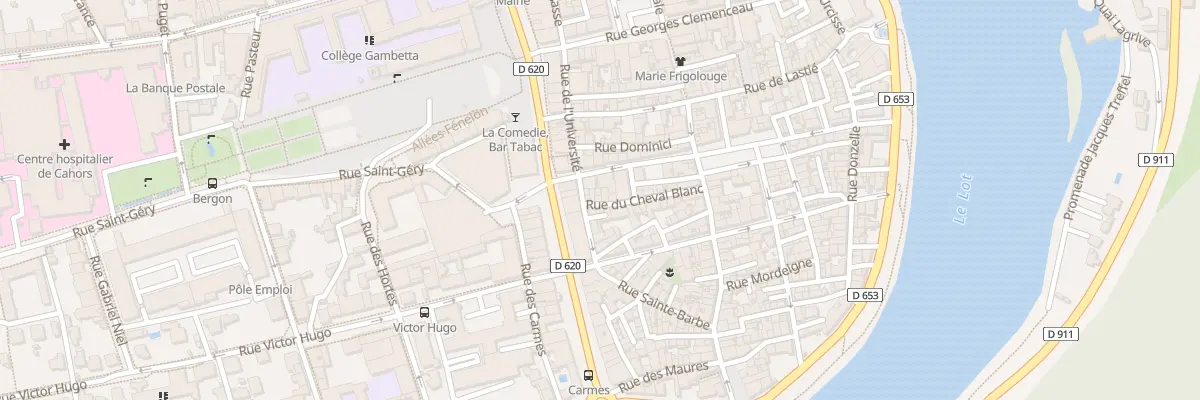 Plan du 11 Rue du Cheval Blanc à Cahors