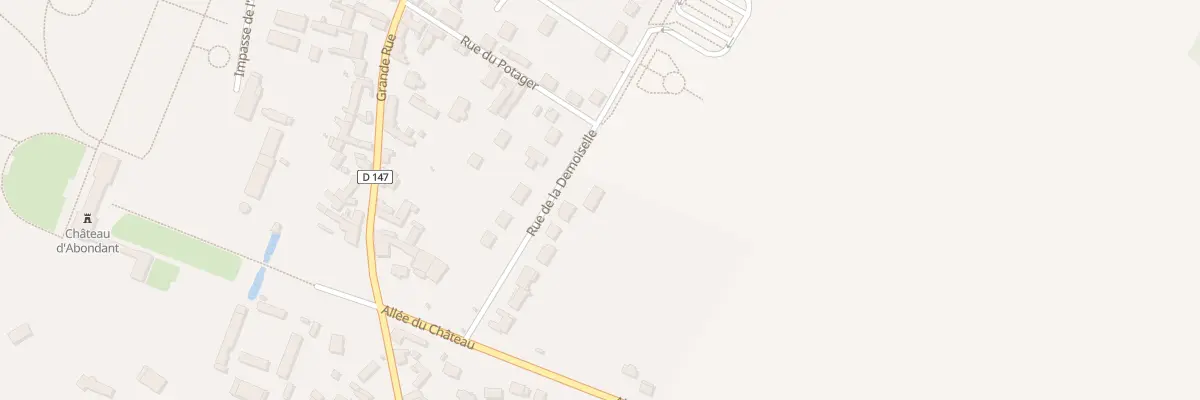 Plan du 14 Rue de la Demoiselle à Abondant