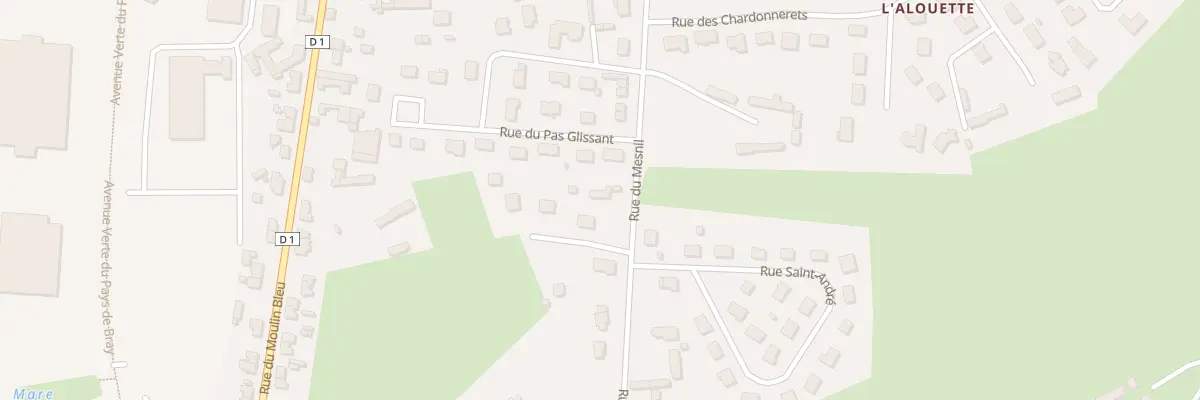 Plan du 13 Rue du Mesnil à Neufchâtel-en-Bray