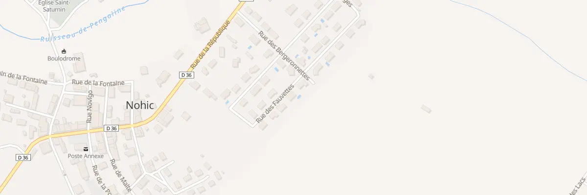 Plan du 13 Rue des Fauvettes à Nohic