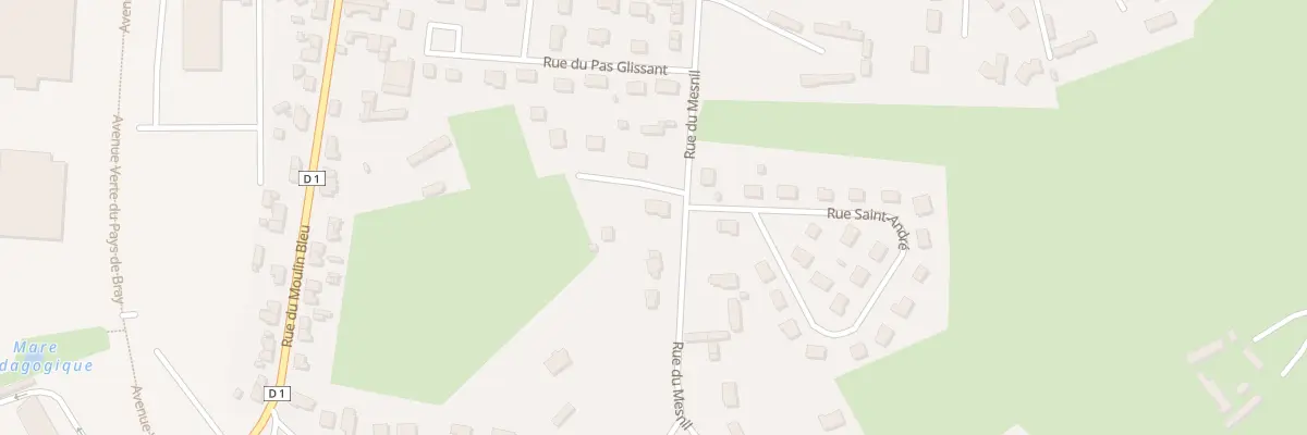 Plan du 15 Rue du Mesnil à Neufchâtel-en-Bray