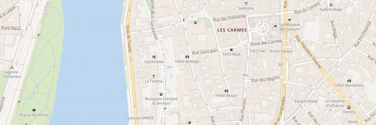 Plan du 23 Rue de la Dalbade à Toulouse