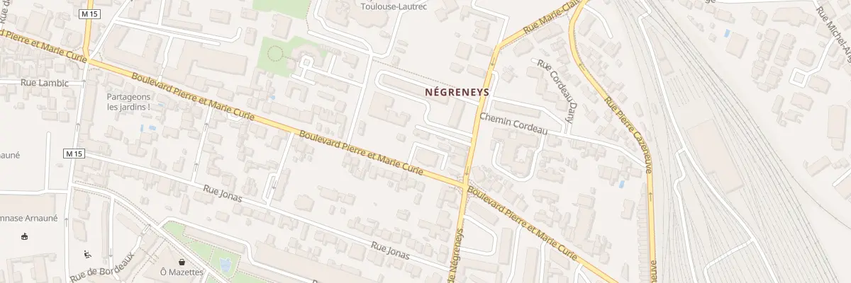 Plan du 129B Rue de Negreneys à Toulouse