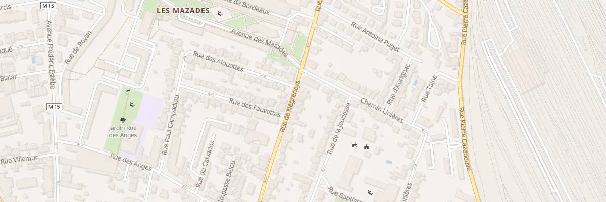 Plan du 108B Rue de Negreneys à Toulouse