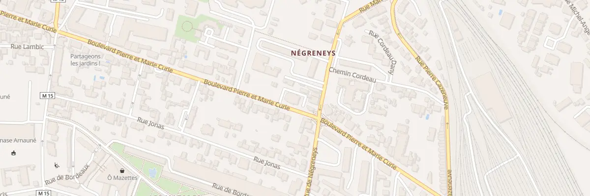 Plan du 125 Rue de Negreneys à Toulouse